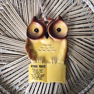 Owl Kitchen Wall Hanging